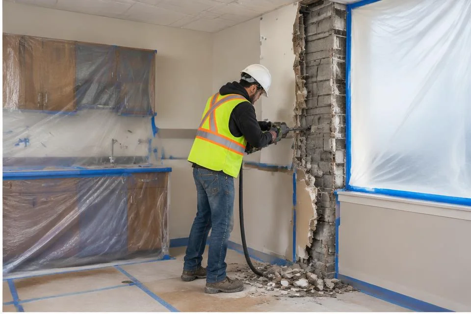 Selective Demolition worksite