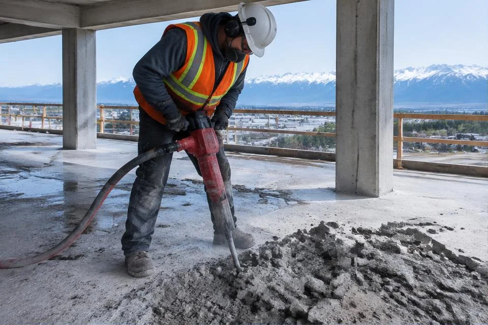 Concrete Removal worksite