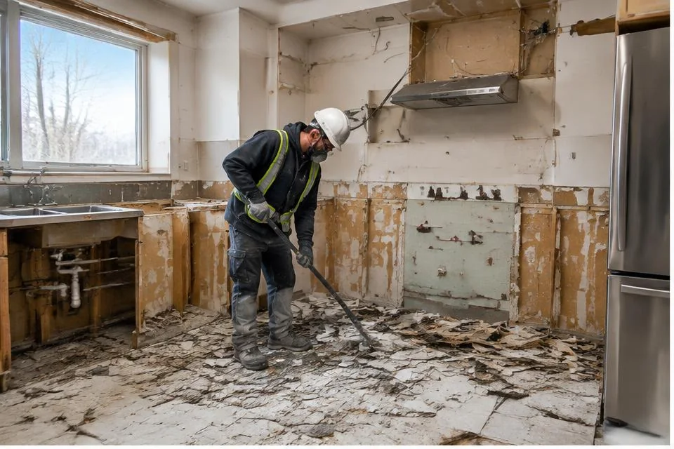 Interior Demolition worksite