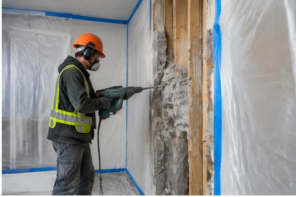 Selective Demolition worksite