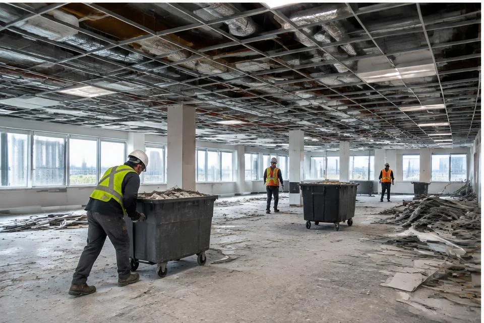 Commercial Demolition worksite