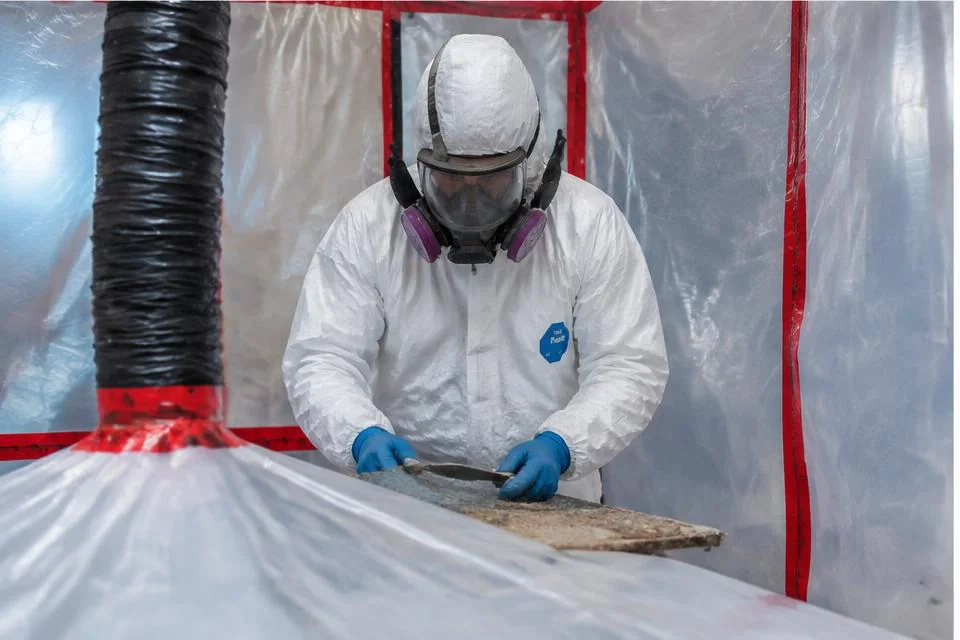 Asbestos Abatement worksite